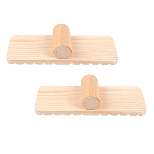 Angoily Hamster-sprungbrett-Spielzeug-Set 2-teilig Wippplattformen Aus Holz Sicheres Lustiges Haustierspielzeug Für Hamster Und Kleintiere von Angoily
