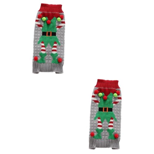 Angoily 2St Welpe Katzenpullover Kuchenform in Herzform Weihnachtspullover Kleiner Hundepullover Weihnachtskleidung für Haustiere Weihnachten Hundekleidung Mantel Weihnachtstuch Urlaub Angoily 2St Welpe Katzenpullover Kuchenform in Herzform Weihnachtspullover Kleiner Hundepullover Weihnachtskleidung für Haustiere Weihnachten Hundekleidung Mantel Weihnachtstuch Urlaub von Angoily