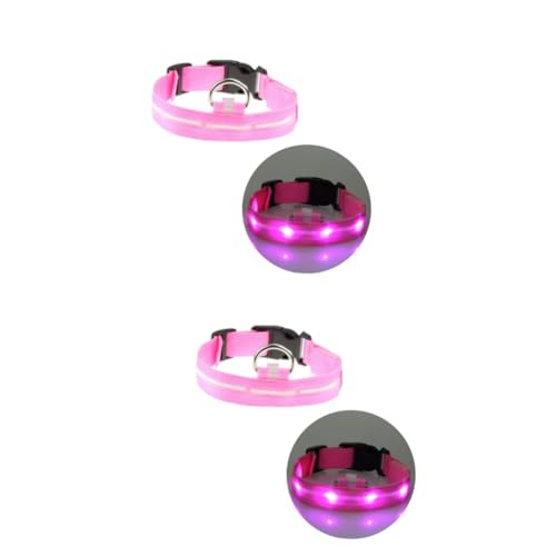 Angoily 2St blinkendes Haustierhalsband leuchtende Gut sichtbares Haustierhalsband Kragen Kragen Rundhalskragen LED-Haustierhalsband beleuchteter Kragen scheinen Siebdruck Angoily 2St blinkendes Haustierhalsband leuchtende Gut sichtbares Haustierhalsband Kragen Kragen Rundhalskragen LED-Haustierhalsband beleuchteter Kragen scheinen Siebdruck von Angoily