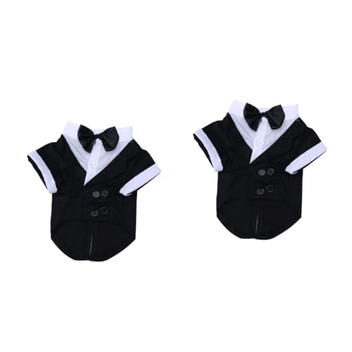 Angoily 2St Hundeshirt lustiger Anzug Hundekörbchenbett Haustier Hund Smoking Welpen-Outfits Kleider Kleidung Haustier-Smoking Hund hochzeitskleid Hundeanzug Cosplay einstellen Angoily 2St Hundeshirt lustiger Anzug Hundekörbchenbett Haustier Hund Smoking Welpen-Outfits Kleider Kleidung Haustier-Smoking Hund hochzeitskleid Hundeanzug Cosplay einstellen von Angoily