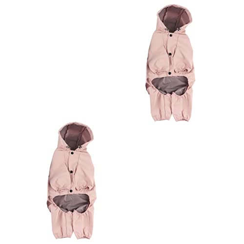 Angoily 2St Regenmantel für Haustiere Hundemantel rosafarbene Kleidung Hundeweste Regenjacke äntel Welpenkleidung Haustierzubehör mittlerer Hund Poncho Katzen- und Hundebedarf Jackenstoff Angoily 2St Regenmantel für Haustiere Hundemantel rosafarbene Kleidung Hundeweste Regenjacke äntel Welpenkleidung Haustierzubehör mittlerer Hund Poncho Katzen- und Hundebedarf Jackenstoff von Angoily