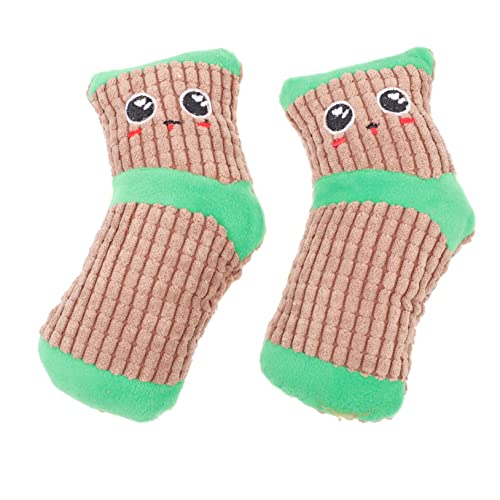 Angoily 2 Stücke Pet Quietschende Socken Plüsch Hund Katze Spielzeug Entzückende Socke Form Sicher Kauen Spielzeug Für Haustier Angoily 2 Stücke Pet Quietschende Socken Plüsch Hund Katze Spielzeug Entzückende Socke Form Sicher Kauen Spielzeug Für Haustier von Angoily