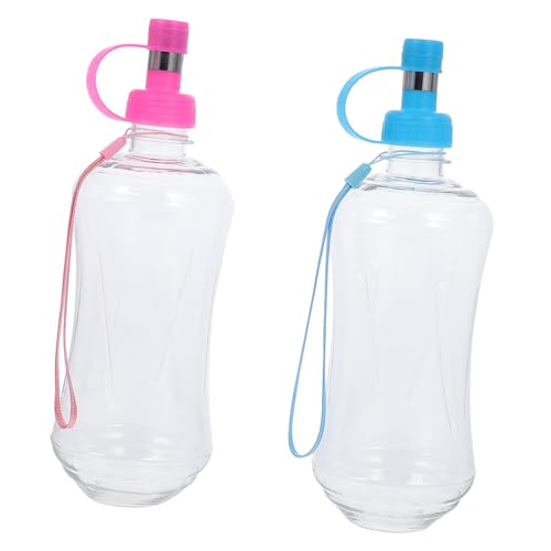 Angoily Hunde-wasserflasche – 2er-Pack Auslaufsicher Tragbar Für Hunde Katzen Reisen Outdoor Wandern Camping von Angoily