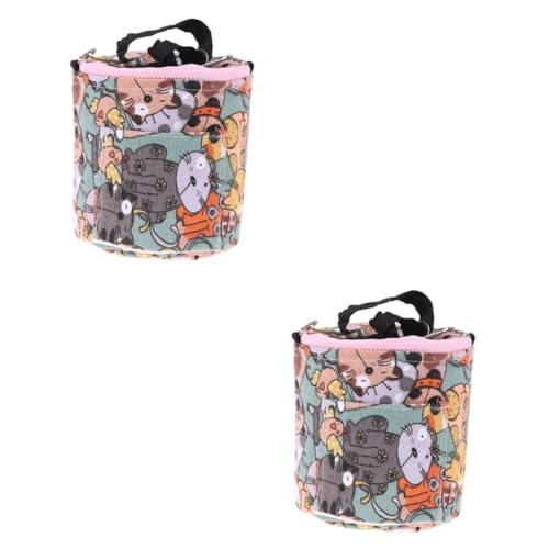 Angoily 2St atmungsaktive Haustiere Hamstertasche petg Handtaschen die Einkaufstasche atmungsaktiver Käfig Umhängetasche für Haustiere Diagonale Spannweite Tasche zum Mitnehmen von Angoily