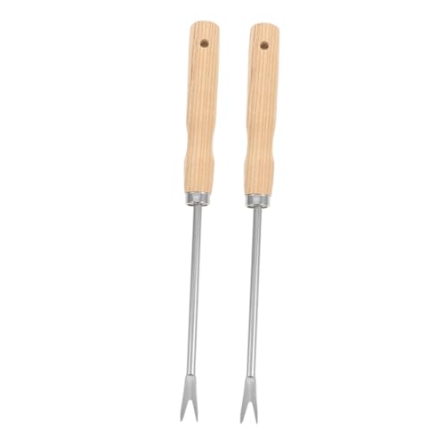 Angoily Unkraut Entferner Hand Unkrautstecher 2er Set Holzgriff Gartenwerkzeug Wurzelhaken Manueller Grasentferner Und Unkrautjäter Für Die Effektive Entfernung Von Unkraut Und Wurzeln Im Garten Angoily Unkraut Entferner Hand Unkrautstecher 2er Set Holzgriff Gartenwerkzeug Wurzelhaken Manueller Grasentferner Und Unkrautjäter Für Die Effektive Entfernung Von Unkraut Und Wurzeln Im Garten von Angoily