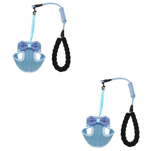 Angoily 2St cat Leash cat Harnesses Katzen katzenhalsband Katzenleine für große Katzen laufweste Weste für Haustiere Haustier Geschirr Katzengeschirr Anti brechen Gurt Seil von Angoily
