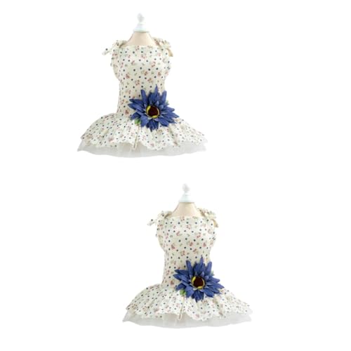 Angoily 2St der Hund Haustierkleidung Ersatz der Kaninchenkäfigpfanne Rollenspielkostü Rock Hund Kleid Tuch Hochzeitskostü für Haustiere Hundekleidung von Angoily