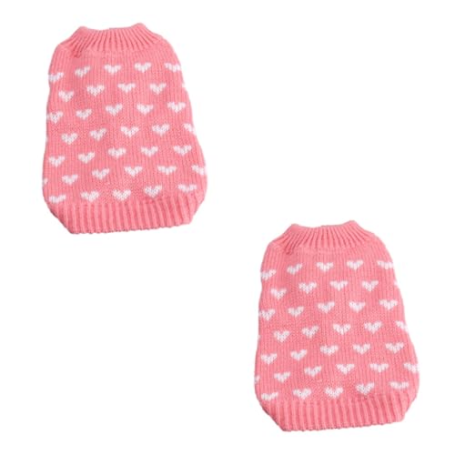 Angoily 2 Stück Hundeparty-Strickpullover Für Haustiere Gemütliche Hundekleidung Größe L von Angoily