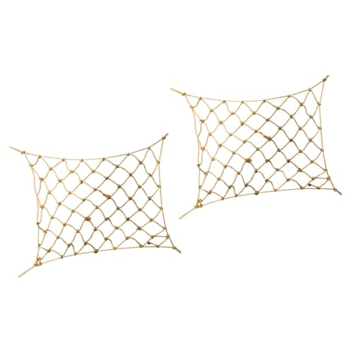 Angoily 2 Stücke Vogel Spielzeug Für Papageien Papagei Klettern Netz Schaukel Spielzeug 30x20cm Sicher Material Fördern Gleichgewicht Koordination von Angoily