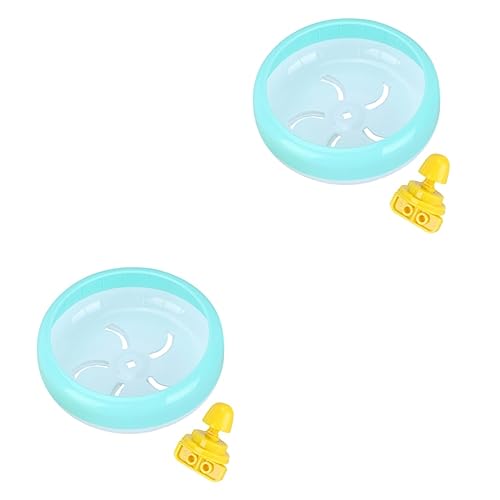 Angoily 2 Stücke 14cm Haustier Laufrad Für Hamster Rennmäuse Mäuse Käfig Zubehör Rad Spaß Spielzeug Für Tiere von Angoily