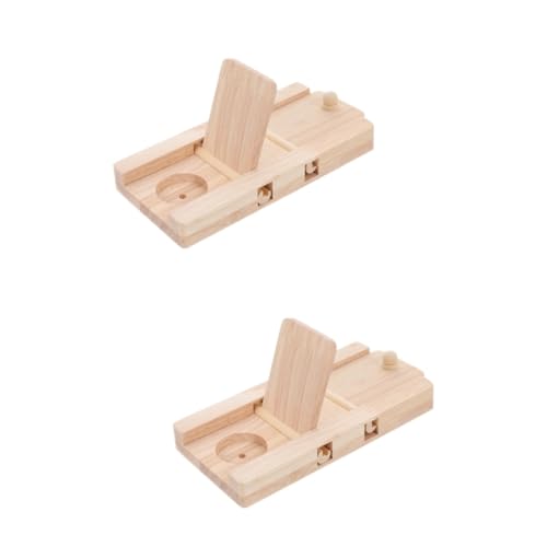 Angoily 2 Stücke Holz Hamster Nahrungssuche Spielzeug Behandelt Versteckt Lebensmittel Hideout Käfig Decor Mental Angoily 2 Stücke Holz Hamster Nahrungssuche Spielzeug Behandelt Versteckt Lebensmittel Hideout Käfig Decor Mental von Angoily