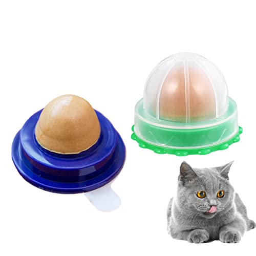 Angoily 2 Stücke Mint Candy Lecken Lollipop Pille Für Katzen Spielzeug Kätzchen Kauen Spielzeug von Angoily