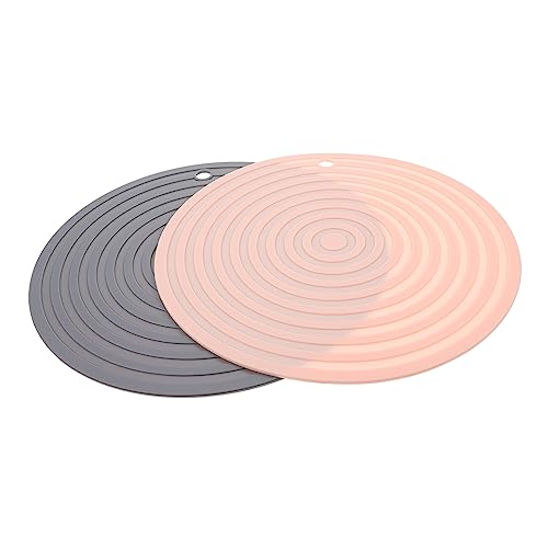 Angoily Rundes Tischset 2st Haustierfuttermatte Katzenfutter Isolierkissen Gewinde Kieselgel Futternapfmatte Angoily Rundes Tischset 2st Haustierfuttermatte Katzenfutter Isolierkissen Gewinde Kieselgel Futternapfmatte von Angoily