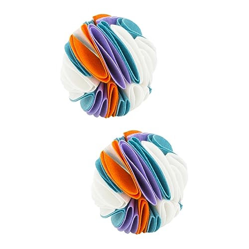 Angoily 2 Stücke Hund Zahnen Spielzeug Pet Snuffle Feeder Puzzle Spielzeug Filz Stoff Für Sicher Kauen Mental Angoily 2 Stücke Hund Zahnen Spielzeug Pet Snuffle Feeder Puzzle Spielzeug Filz Stoff Für Sicher Kauen Mental von Angoily