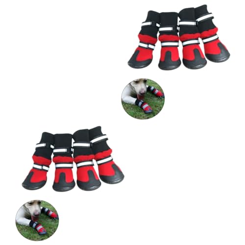 Angoily 2St Schuhe für Hunde Rutschfester Pfotenschutz Kleine Hundestiefel für den Winter Hundepfotenschutz hundeschuhe Haustierschuhe Stiefel für Hunde Golden Retriever Haustierzubehör Angoily 2St Schuhe für Hunde Rutschfester Pfotenschutz Kleine Hundestiefel für den Winter Hundepfotenschutz hundeschuhe Haustierschuhe Stiefel für Hunde Golden Retriever Haustierzubehör von Angoily