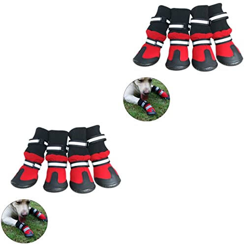 Angoily Hundestiefel 2st Hundeschuhe Wanderstiefel Golden Retriever Outdoor-Hundeschuhe Angoily Hundestiefel 2st Hundeschuhe Wanderstiefel Golden Retriever Outdoor-Hundeschuhe von Angoily