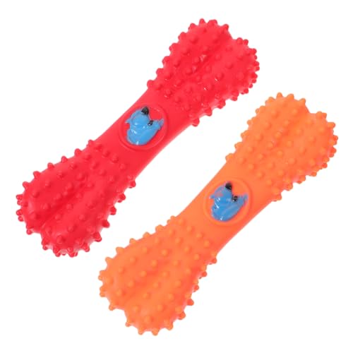 Angoily Interaktives Hundespielzeug-Set 2-teilig Quietschendes Kauspielzeug für Haustiere für Welpen Hunde Heimtierbedarf Angoily Interaktives Hundespielzeug-Set 2-teilig Quietschendes Kauspielzeug für Haustiere für Welpen Hunde Heimtierbedarf von Angoily