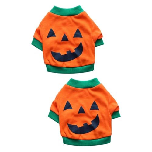 Angoily 2St Kleidung zum Anziehen für Haustiere Halloween-Fledermaus-Kostüm Tierhemden Haustier lustige Apperal Welpe Kleider Haustierkleidung Hundekleidung Kürbis Shirt Angoily 2St Kleidung zum Anziehen für Haustiere Halloween-Fledermaus-Kostüm Tierhemden Haustier lustige Apperal Welpe Kleider Haustierkleidung Hundekleidung Kürbis Shirt von Angoily