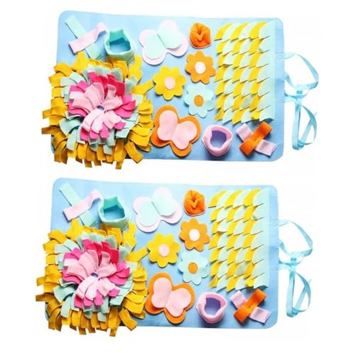 Angoily 2 Stücke Snuffle Pad Slow Feeder Matte Für Hunde Interaktive Leckerli Spielzeug Leicht Zu Reinigen Filz Material Hund Puzzle Angoily 2 Stücke Snuffle Pad Slow Feeder Matte Für Hunde Interaktive Leckerli Spielzeug Leicht Zu Reinigen Filz Material Hund Puzzle von Angoily