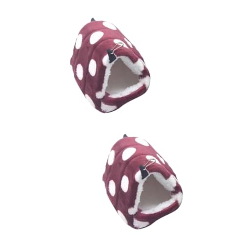 Angoily 2 Stücke Trendy Cave Papageien Hamster Hängematte Fleece Material L Größe Isolierte Bett Für Kaltes Wetter von Angoily