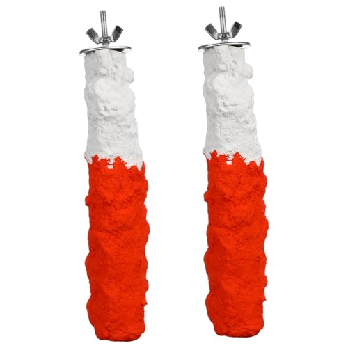 Angoily Papagei Barsch Stehen Vogel Sepiaschale Barsch 2 Pcs Pet Vogel Liefert Papagei Liefert Kauen Spielzeug von Angoily