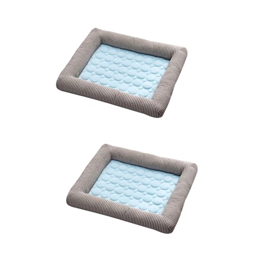 Angoily 2 Stücke Haustier Kühlmatte Für Katze Hund Große Größe 54x43cm Waschbar Kissen Für Ruhen Spielen Angoily 2 Stücke Haustier Kühlmatte Für Katze Hund Große Größe 54x43cm Waschbar Kissen Für Ruhen Spielen von Angoily