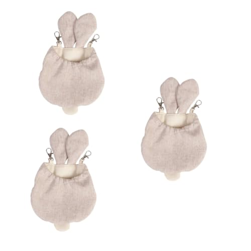 Angoily 3stücke Multifunktionale Kaninchenohren-hängematte Für Kleintiere Bequeme Und Abnehmbare Schlafgelegenheit Für Nager Und Mäuse Für Außengehege Beige Angoily 3stücke Multifunktionale Kaninchenohren-hängematte Für Kleintiere Bequeme Und Abnehmbare Schlafgelegenheit Für Nager Und Mäuse Für Außengehege Beige von Angoily