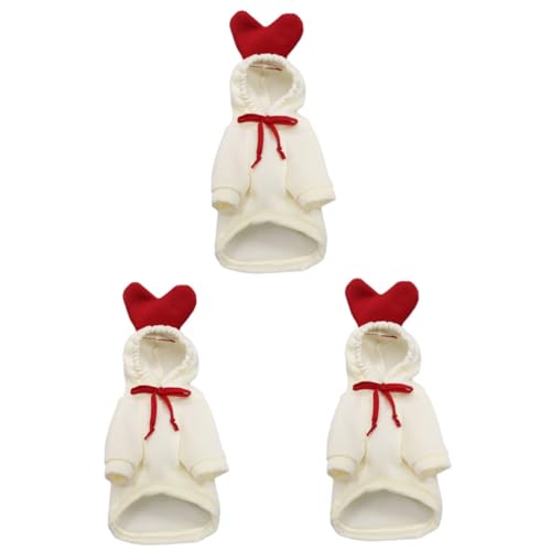 Angoily 3stücke Hund Katze Hoodie Winter Herbst Kleidung Für Haustiere Süßer Kapuzenpullover Für Kleine Bis Mittlere Hunde Und Katzen Für Besondere Anlässe Wie Weihnachten Und Angoily 3stücke Hund Katze Hoodie Winter Herbst Kleidung Für Haustiere Süßer Kapuzenpullover Für Kleine Bis Mittlere Hunde Und Katzen Für Besondere Anlässe Wie Weihnachten Und von Angoily