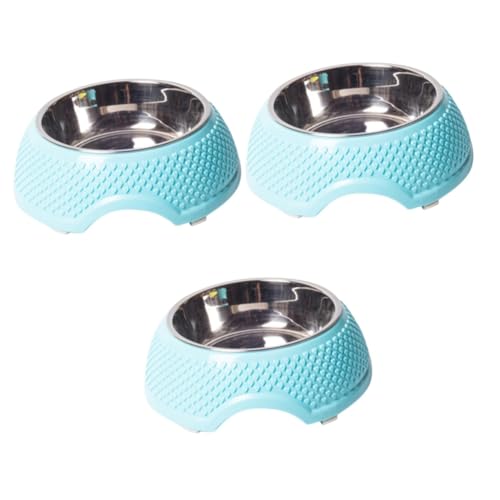 Angoily 3 STK tierbedarf pet Supplies Dog Bowl hundebedarf Hundefutter Tragbare Futterschüssel für Haustiere Futternapf für Hunde Hundenapf groß Fressnapf Geschirr Haustiernapf Zubringer von Angoily