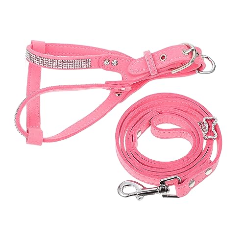 Angoily 3 Sets Luxus Strass Verzierte Hundeleine Zugseil Und Weste Kit Attraktive Haustierbedarf Für Angoily 3 Sets Luxus Strass Verzierte Hundeleine Zugseil Und Weste Kit Attraktive Haustierbedarf Für von Angoily