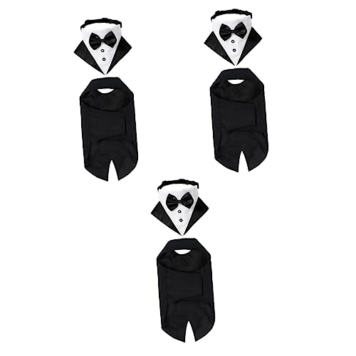 Angoily 3 Sets Hundeanzug Und Bandana-Fliege-Set Formelle Hundekleidung Haustierhalsband Und Anzug Für Veranstaltungen Angoily 3 Sets Hundeanzug Und Bandana-Fliege-Set Formelle Hundekleidung Haustierhalsband Und Anzug Für Veranstaltungen von Angoily