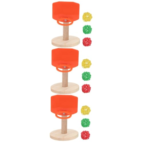 Angoily 3 Sets Vogel Spielzeug Basketball Papagei Basketball Hoop Stand Papagei Kauen Spielzeug Vogel Aufklärung Intelligenz Angoily 3 Sets Vogel Spielzeug Basketball Papagei Basketball Hoop Stand Papagei Kauen Spielzeug Vogel Aufklärung Intelligenz von Angoily