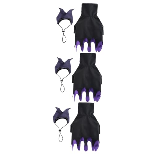 Angoily 3 Sets Hundekostüme für Halloween Hundekleidung Im Hexenstil Aarel-Haustier-Outfits Welpen-hexenhut Bequem Angoily 3 Sets Hundekostüme für Halloween Hundekleidung Im Hexenstil Aarel-Haustier-Outfits Welpen-hexenhut Bequem von Angoily