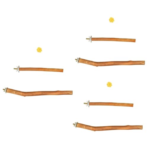 Angoily 3 Sets Vogel Barsch Stehen Einfach Installieren Für Käfig Papagei Vogel Spielzeug Plattform Khaki Holz Angoily 3 Sets Vogel Barsch Stehen Einfach Installieren Für Käfig Papagei Vogel Spielzeug Plattform Khaki Holz von Angoily