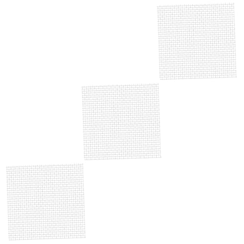 Angoily 3stücke Edelstahl Drahtgewebe Pad Moosnetz Für Aquarienpflanzen Silber Zum Fixieren Von Wasserpflanzen Und Dekoration Im Aquarium von Angoily