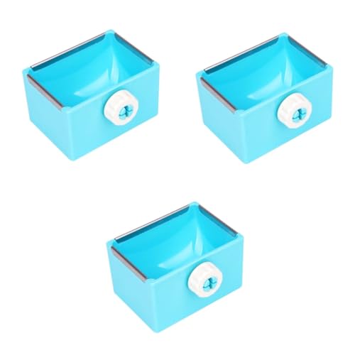 Angoily 3 Stück Futterbox Futternapf Für Haustiere Futternapf Quadratisch von Angoily