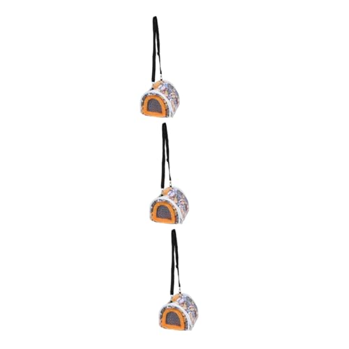 Angoily 3 Stücke Große Kapazität Hamster Tragetasche Pet Rucksack Träger Mesh-Design Für Outdoor Und Reisen von Angoily