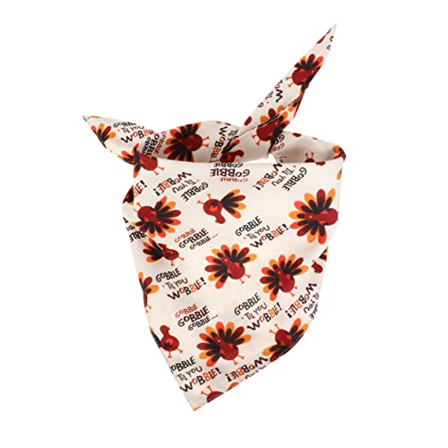 Angoily 3stücke Thanksgiving Halstuch Gedrucktes -Tuch Für Hunde Und Strapazierfähiges Baumwoll Material Stilvolles Design Mit Niedlichem Truthahn- Für Und Feiern Angoily 3stücke Thanksgiving Halstuch Gedrucktes -Tuch Für Hunde Und Strapazierfähiges Baumwoll Material Stilvolles Design Mit Niedlichem Truthahn- Für Und Feiern von Angoily