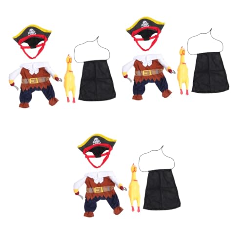 Angoily 3-teiliges Set Für Hunde Halloween-Outfit Piratenanzug Große Hundekleidung Haustierkostüme Halloween-hundeparty-Outfit Angoily 3-teiliges Set Für Hunde Halloween-Outfit Piratenanzug Große Hundekleidung Haustierkostüme Halloween-hundeparty-Outfit von Angoily