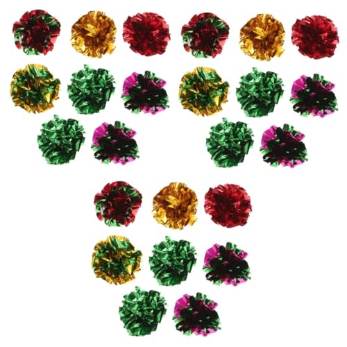 Angoily 30 STK Katzenring Papierball Spitzenball Katzenkratzer glänzende Katze Katzenbälle Spielzeug Knisterbälle für Katze Crinkle-Bälle für Katzen Haustier Rasselkugel Katzenball Plastik Angoily 30 STK Katzenring Papierball Spitzenball Katzenkratzer glänzende Katze Katzenbälle Spielzeug Knisterbälle für Katze Crinkle-Bälle für Katzen Haustier Rasselkugel Katzenball Plastik von Angoily