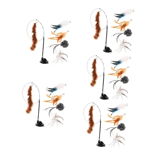 Angoily 5 Sets Neckspielzeug Für Katzen Necksticks Lustiges Neckspielzeug Katzen-übungsspielzeug 6 Stück X 5 Angoily 5 Sets Neckspielzeug Für Katzen Necksticks Lustiges Neckspielzeug Katzen-übungsspielzeug 6 Stück X 5 von Angoily