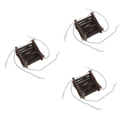 Angoily 3-teiliges Handgefertigtes Holzschaukelbett Für Hamster Haustierzubehör Schaukelbett Für Kleintiere Einfach Zu Bedienendes Spielzeug Angoily 3-teiliges Handgefertigtes Holzschaukelbett Für Hamster Haustierzubehör Schaukelbett Für Kleintiere Einfach Zu Bedienendes Spielzeug von Angoily