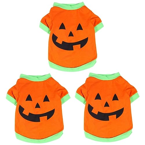 Angoily 3stücke Halloween Kostüm Für Haustiere Süßes Kürbis Design Atmungsaktive Hundekleidung Für Partys Neujahr Und Fotoshootings Angoily 3stücke Halloween Kostüm Für Haustiere Süßes Kürbis Design Atmungsaktive Hundekleidung Für Partys Neujahr Und Fotoshootings von Angoily