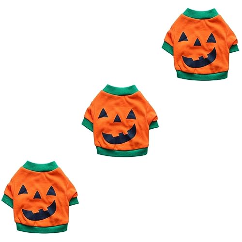 Angoily 3St Halloween-Katzen-Hundeweste Kleidung zum Anziehen für Haustiere Hoodie-Kleid Tierhemden Kleider Hundekleidung Halloween-Haustierkleidung Schädel Kürbis Shirt Angoily 3St Halloween-Katzen-Hundeweste Kleidung zum Anziehen für Haustiere Hoodie-Kleid Tierhemden Kleider Hundekleidung Halloween-Haustierkleidung Schädel Kürbis Shirt von Angoily
