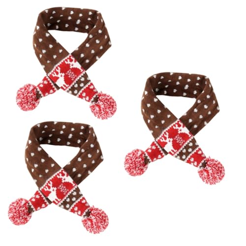 Angoily 3-teiliges Verstellbares Hundehalstuch Weihnachts-haustierzubehör Bequemes Haustier-Halstuch Für Chihuahua Hunde Größe L Angoily 3-teiliges Verstellbares Hundehalstuch Weihnachts-haustierzubehör Bequemes Haustier-Halstuch Für Chihuahua Hunde Größe L von Angoily