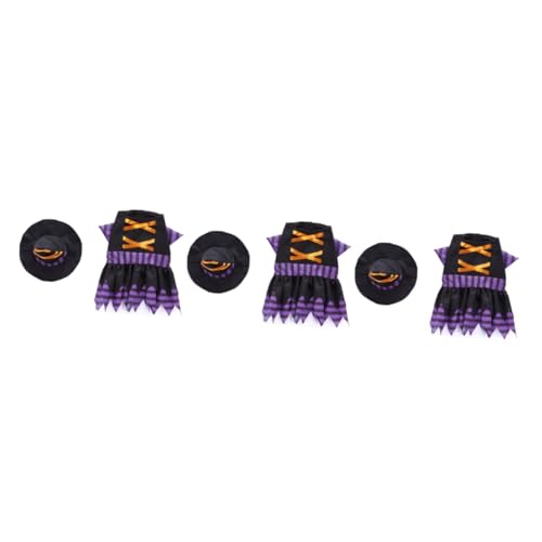 Angoily 3St Hundekostü Trendiger Kapuzenpullover Engel Katze kostü Hexen Hut Hundekleidung Halloween Hundekleidung Kostü Kleider Haustier-Partykostü Hundemantel Hündchen die Damen von Angoily