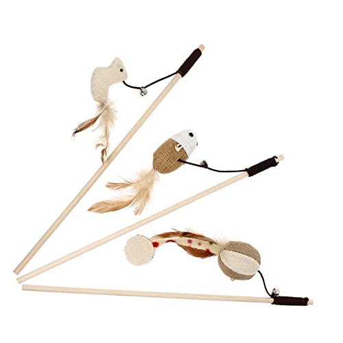 Angoily Katzenangel Aus Holz Mit Glöckchen Und Interaktivem Katzenspielzeug Für Spaß Angoily Katzenangel Aus Holz Mit Glöckchen Und Interaktivem Katzenspielzeug Für Spaß von Angoily
