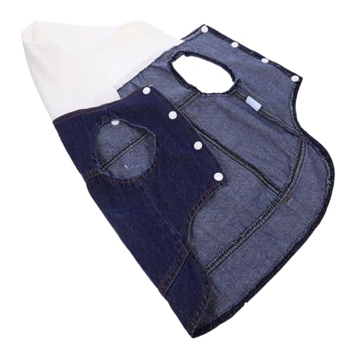 Angoily 3St Pet Clothes Pet White Clothes Welpen-Hoodie Frühlingsanzug für Haustiere Jeansbluse großes Hundeshirt Haustier- - Hundebekleidung Hündchen Sweatshirt Jeansweste Weiß von Angoily