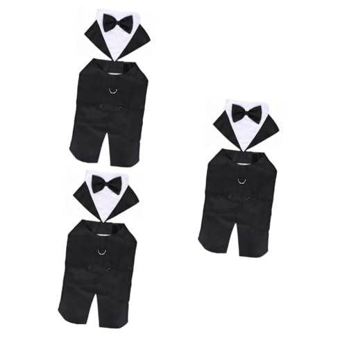 Angoily 3St Smoking für Haustiere süße hundekleidung Haustieranzug Hund formell Pyjama-Shirts Haustier-Outfits für Hunde Haustierkleidung Hochzeit Verwandlungs-Outfit Passen Baumwolle Weiß Angoily 3St Smoking für Haustiere süße hundekleidung Haustieranzug Hund formell Pyjama-Shirts Haustier-Outfits für Hunde Haustierkleidung Hochzeit Verwandlungs-Outfit Passen Baumwolle Weiß von Angoily