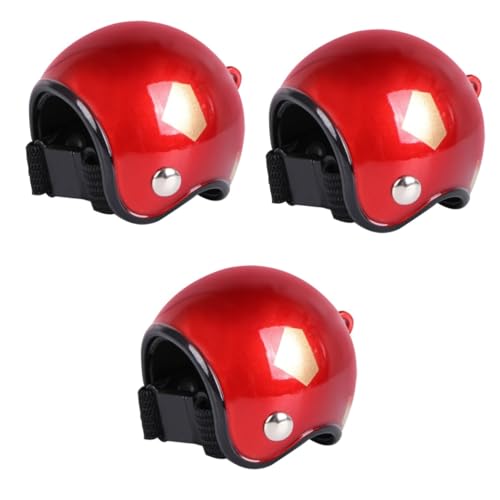 Angoily 3stücke Funny Safety Helmet Toy Für Sugar Glider Sichere Und Umweltfreundliche Haustier-schutzhelm-Spielzeug Requisite Für Fotos Und Spaß Geeignet Für Kleine Haustiere von Angoily